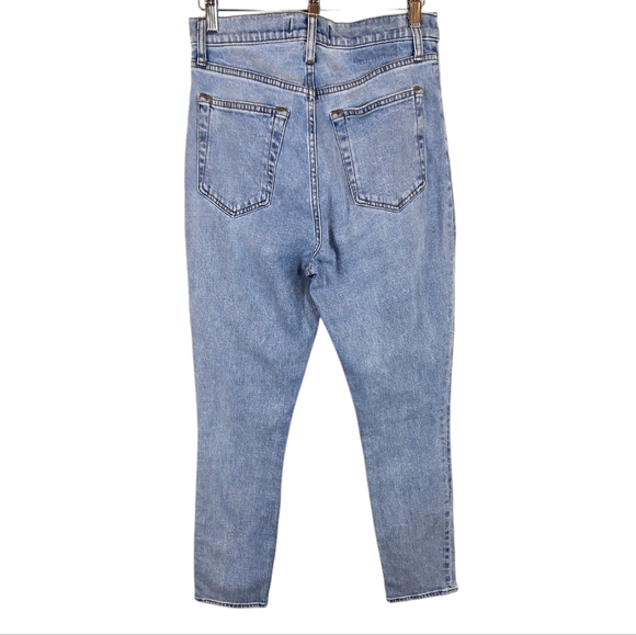 Abercrombie & Fitch Curve Love '90s Slim Straight Ultra High Rise Jean 28 6 - Picture 11 of 15